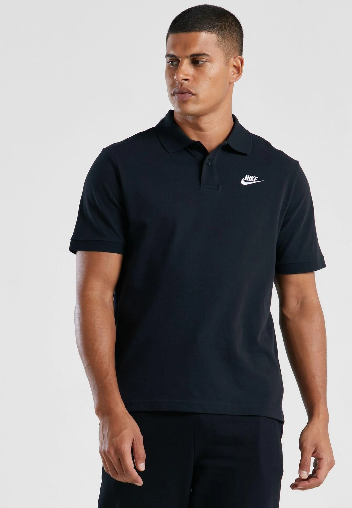 POLO NIKE UOMO MAGLIA UOMO MAN TEE SPORTWEAR NERA - immagine 6