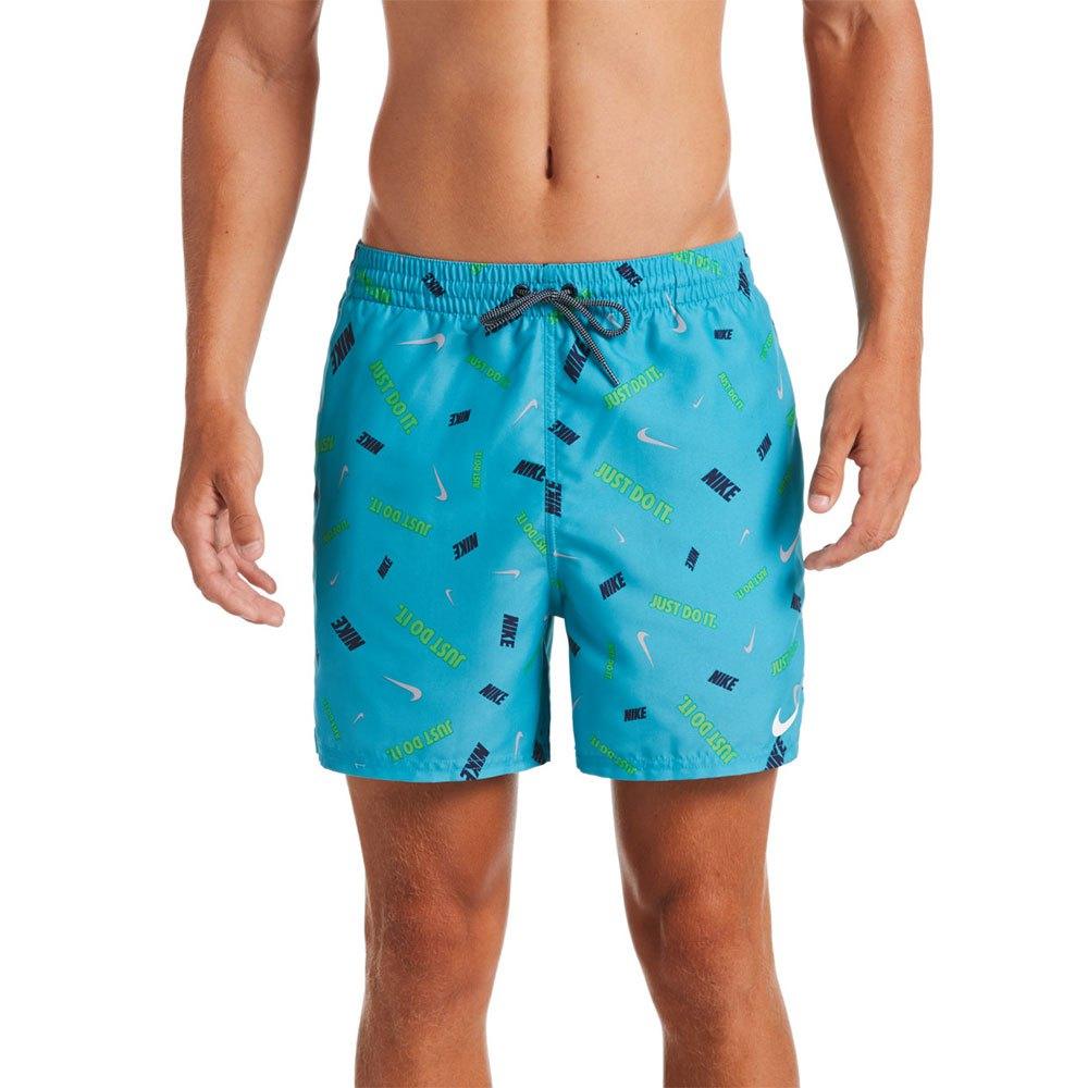 BOXER MARE NIKE COSTUME UOMO NUOTO PISCINA COSTUMI CELESTE