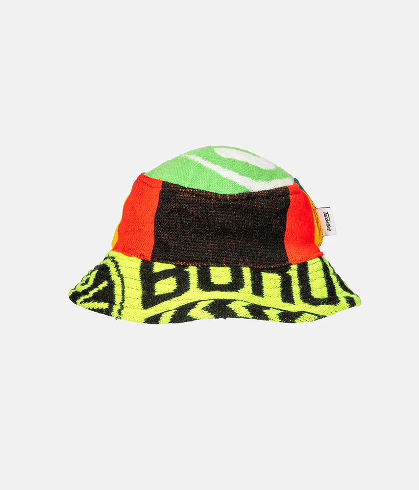 RECUPERO 15di25 Pre-loved scarves custom bucket hat - immagine 2