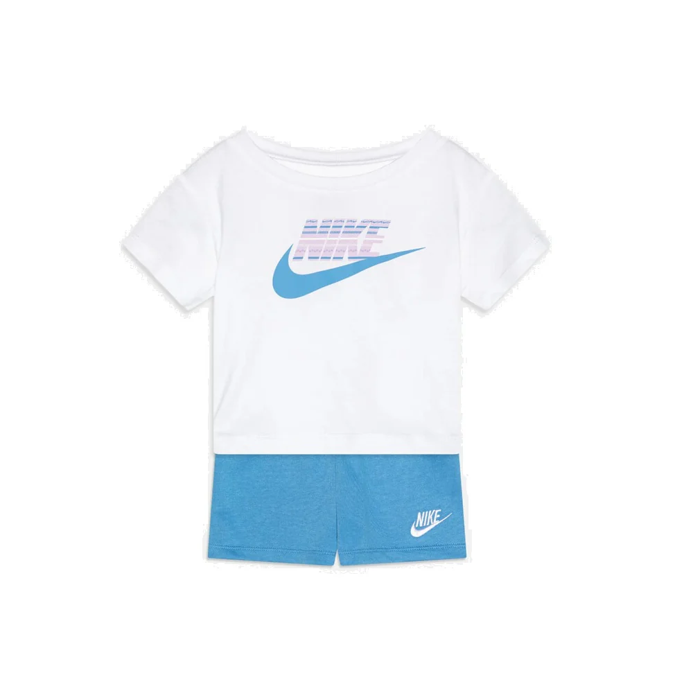 Nike Completo Jersey French Terry Short Set Bambino 36N033 - immagine 2