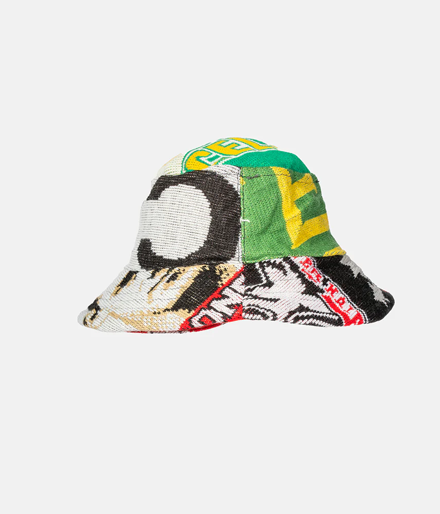 RECUPERO II, 11di25 Pre-loved scarves custom bucket hat - immagine 6
