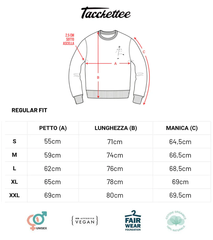 CALCIOTAVOLO ROSSONERO Felpa girocollo - immagine 5