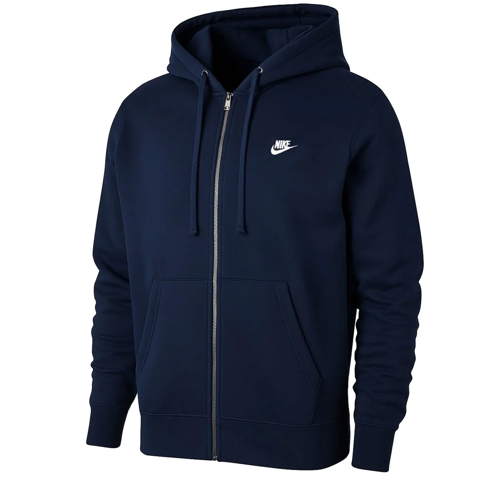 Nike Felpa M Nk Club Fz Hoodie Uomo FN3861 - immagine 4