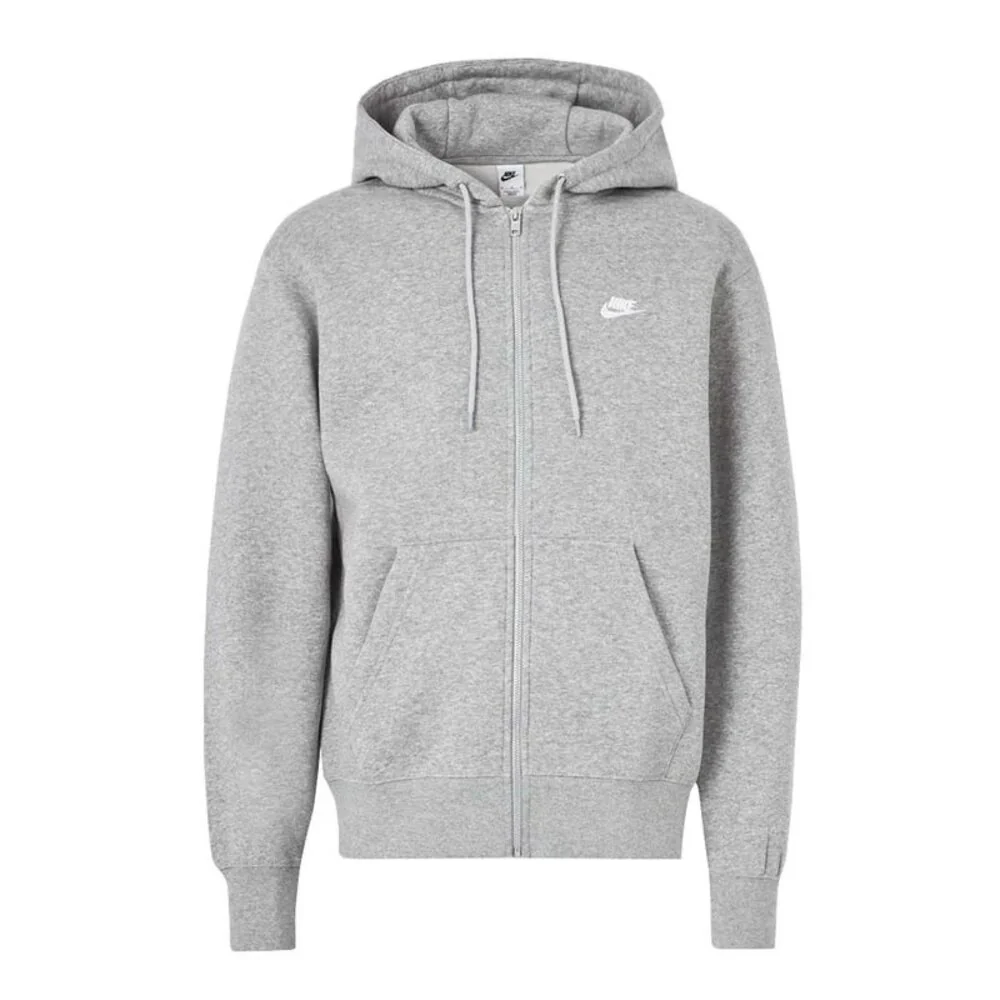 Nike Felpa M Nk Club Fz Hoodie Uomo FN3861 - immagine 2