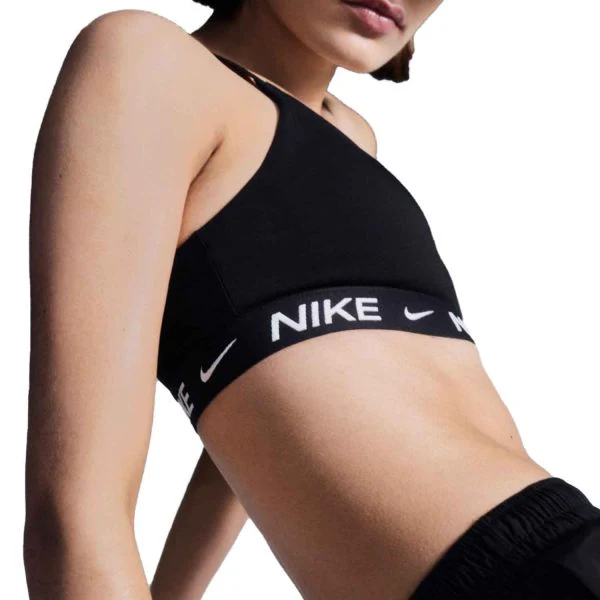 TOP REGGISENO SPORTIVO NIKE PRO WOMAN BRA DRI-FIT FITNESS WOD NERO - immagine 5