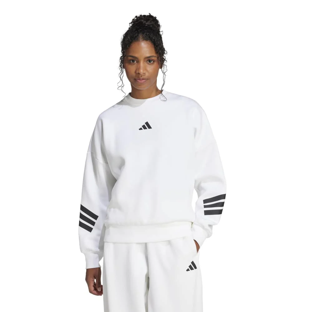 Adidas Felpa W Fi 3S Swt Donna JE0204 - immagine 3
