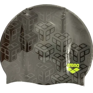 CUFFIA ARENA SILICONE SWIM CAP CUFFIE PISCINA NUOTO ALL BLACK