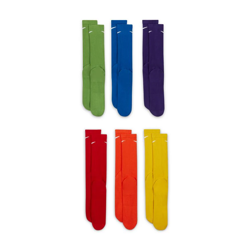 CALZE NIKE EVERYDAY PLUS SOCKS CALZA CROSSFIT 6 PAIA COLORATE - immagine 8