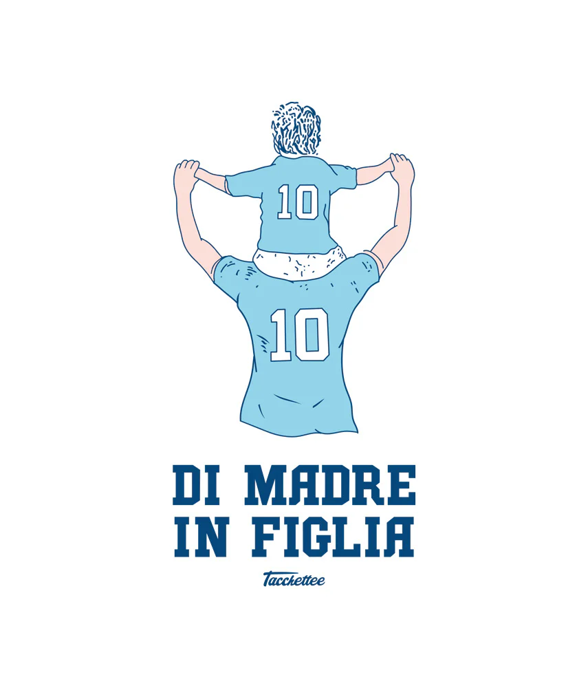 BIANCOCELESTI DI PADRE/MADRE IN FIGLIO/A Felpa Cappuccio - immagine 3