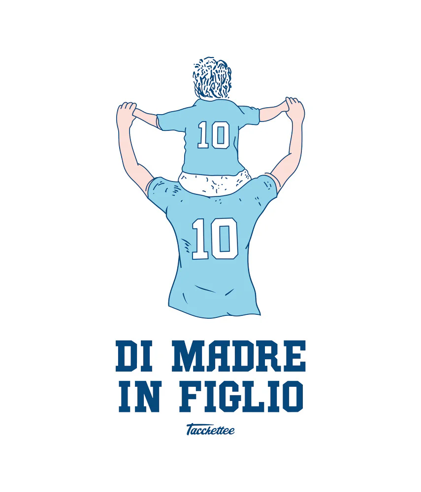 BIANCOCELESTI DI PADRE/MADRE IN FIGLIO/A Felpa Cappuccio - immagine 4