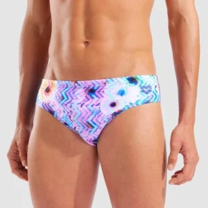 COSTUME ARENA UOMO NUOTO SLIP PISCINA BLURRED SWIM BRIEFS BLU