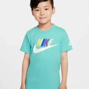 T SHIRT NIKE BIMBO BIMBA FUTURA EVERGREEN MAGLIETTA AZZURRA