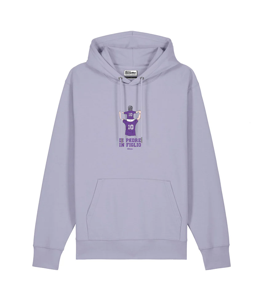 VIOLA DI PADRE/MADRE IN FIGLIO/A Felpa Cappuccio