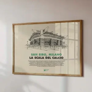 STADIO G. MEAZZA, MILANO Poster