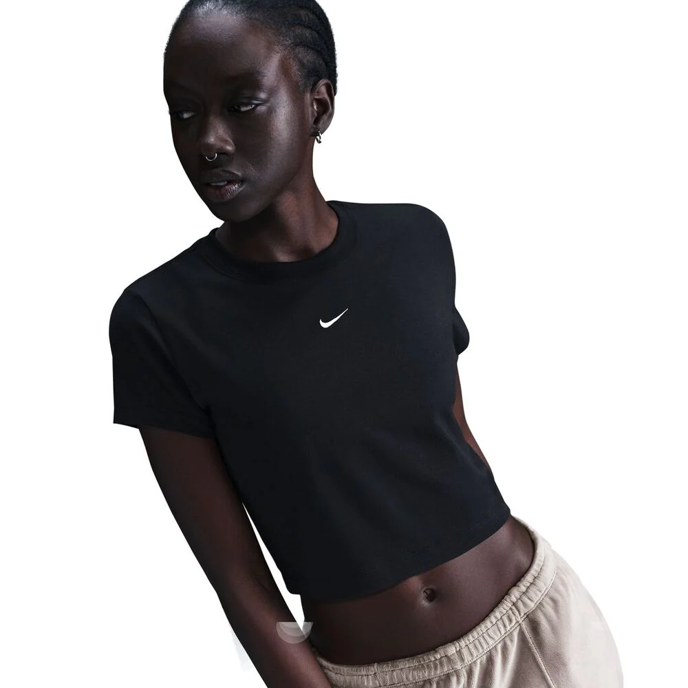 Nike T-Shirt W Nsw Nk Chll Knt Crp Donna HF9538