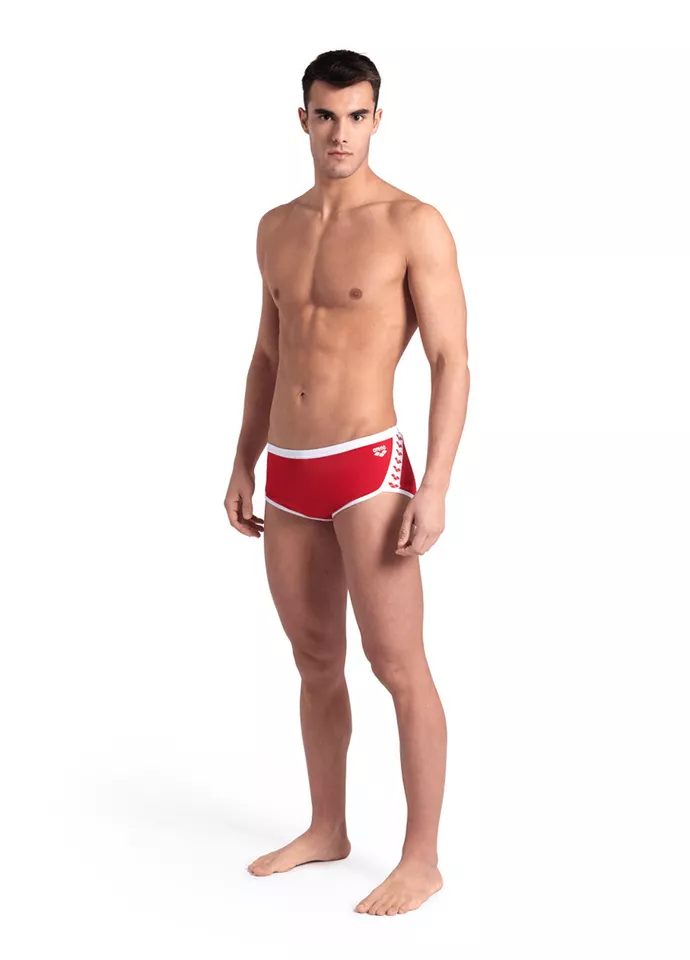 COSTUME ARENA UOMO ALTO NUOTO PISCINA SWIM BRIEFS ICONS TRUNK ROSSO - immagine 5
